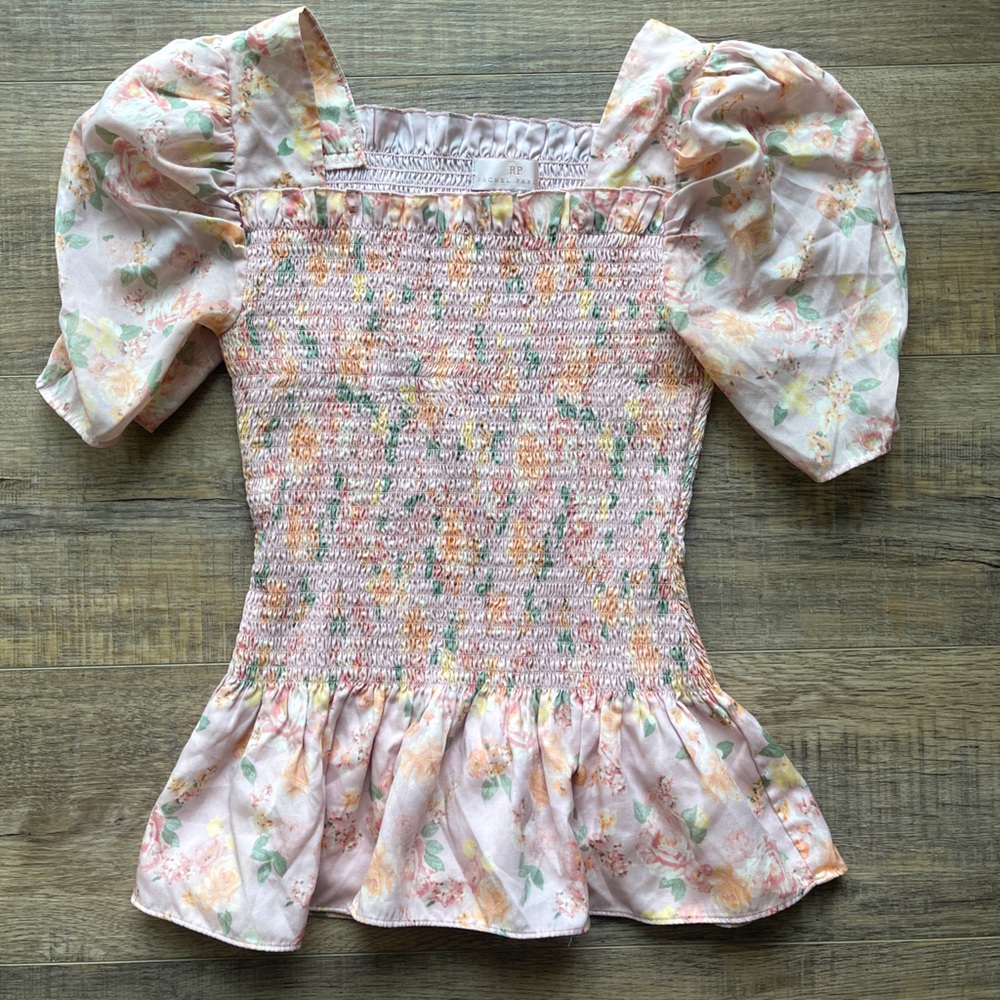 XXS Rachel Parcell Smocked top